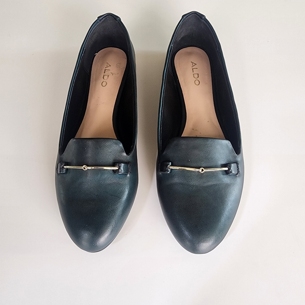 Aldo FLAT Dark Green 7.5